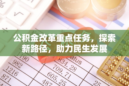 前金公积金改革重点任务，探索新路径，助力民生发展