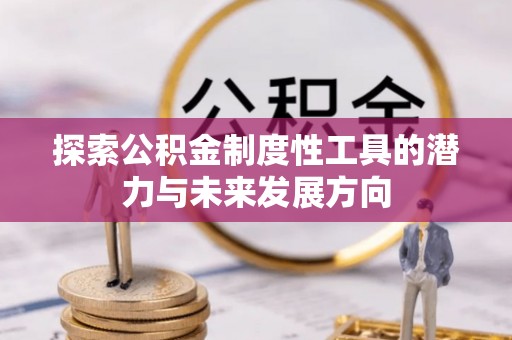 前金探索公积金制度性工具的潜力与未来发展方向