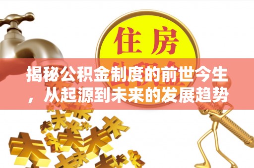 前金揭秘公积金制度的前世今生，从起源到未来的发展趋势