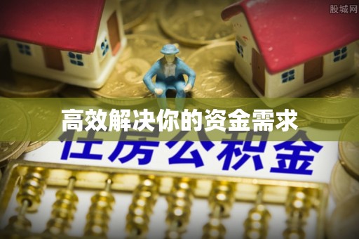 前金高效解决你的资金需求