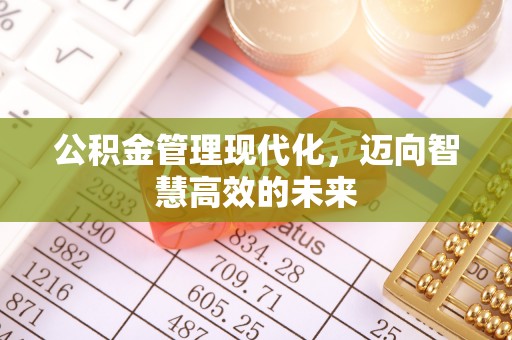 前金公积金管理现代化，迈向智慧高效的未来