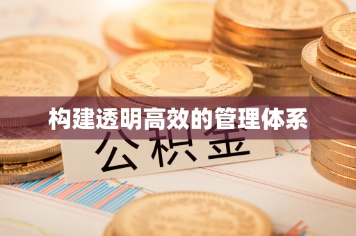 前金构建透明高效的管理体系
