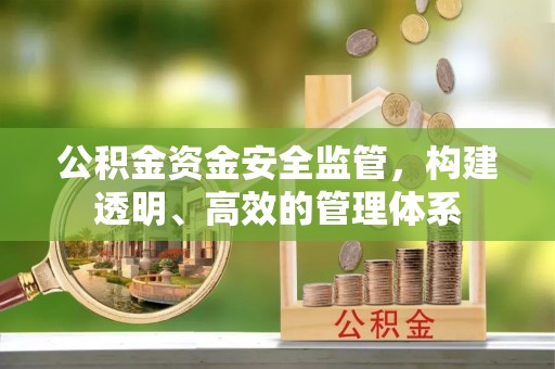 前金公积金资金安全监管，构建透明、高效的管理体系