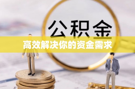 前金高效解决你的资金需求