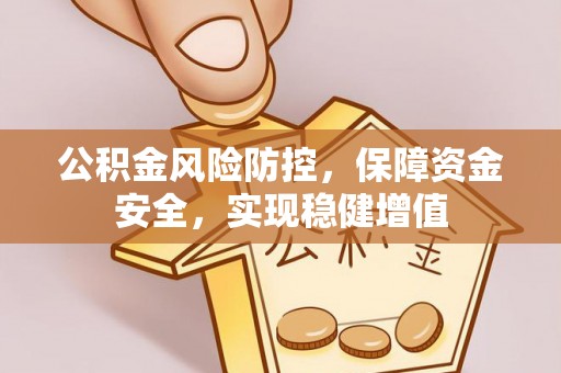 前金公积金风险防控，保障资金安全，实现稳健增值