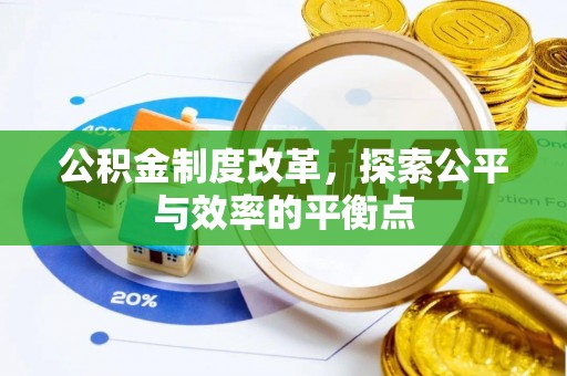 前金公积金制度改革，探索公平与效率的平衡点