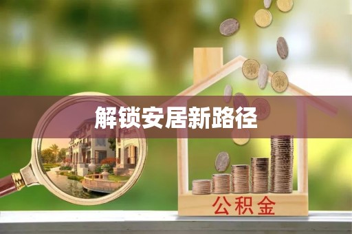 前金解锁安居新路径