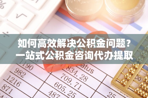 前金如何高效解决公积金问题？一站式公积金咨询代办提取服务全解析