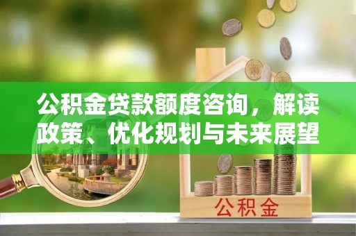 前金公积金贷款额度咨询，解读政策、优化规划与未来展望