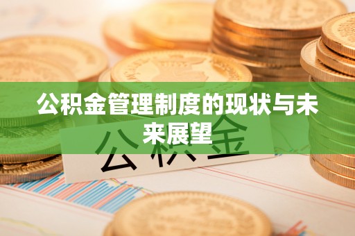 前金公积金管理制度的现状与未来展望